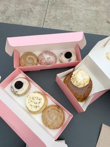 Boîte à biscuits imprimée avec logo personnalisé emballage <span class=keywords><strong>de</strong></span> boulangerie avec boîte <span class=keywords><strong>de</strong></span> <span class=keywords><strong>papier</strong></span> <span class=keywords><strong>de</strong></span> soie sulfurisé boîte <span class=keywords><strong>de</strong></span> <span class=keywords><strong>papier</strong></span> à biscuits - Product Image 4