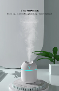 Humidificateur ultrasonique portable de 250 ml, mini, alimenté par USB-A, aromathérapie, lumière LED nocturne, couleur changeante, brume fraîche pour voiture, 1 an OEM - Product Image 2