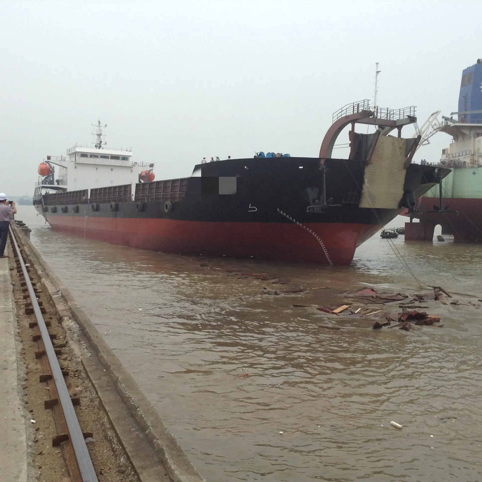 9100 DWT Deck barge for sale