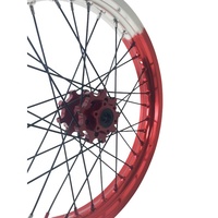 Jeu de roues à rayons 19"/16" bicolores, jantes en aluminium anodisé CNC pour Sur-Ron Light Bee X E-Dirt Bike, kit haute performance