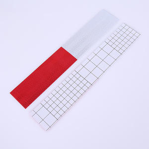 Pegatinas Reflectantes para Carrocería de Vehículos, Tiras Reflectantes para Camiones, Láminas de Pegatinas Reflectantes Rojas y Blancas - Product Image 3
