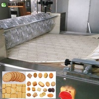 Chaîne de production automatique de biscuit de four électrique coût de mini biscuit faisant la machine