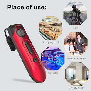 Mini BT Intercom Tai Nghe Không Dây Interphone Tai Nghe VOX Hai Cách Phát Thanh <span class=keywords><strong>Hands</strong></span> Miễn Phí Màu Xanh Răng Walkie Talkie - Product Image 5