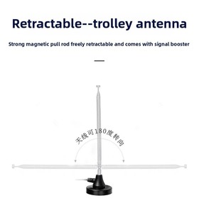 <span class=keywords><strong>Antena</strong></span> digital de <span class=keywords><strong>coche</strong></span> Toyoata FM/AM/DAB con diseño telescópico y conector de linterna estándar para uso doméstico - Product Image 6