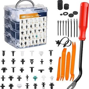 Car Fasteners <b>Clip</b> Kit 1000Pcs With Tools For Bumper Fender Repair Maintenance - Product Image 1