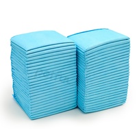 Vente en gros usine de tapis d'apprentissage pour chiens, 50 pièces, jetables, en tissu non tissé uni, à absorption standard, respirants