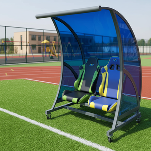 Customizable Portable VIP FOOTBALL <strong>BENCH</strong> Soccer Dugouts Substitute Soccer <strong>Bench</strong> <strong>Seats</strong> Outdoor Soccer Player <strong>Bench</strong> for Sale - Product Image 2