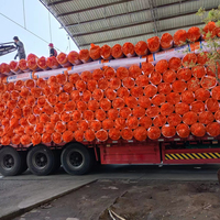 Manta Aislante de Fibra de Vidrio con Revestimiento de Lámina FSK R13 de 3.5 Pulgadas, Rollo de Lana de Vidrio Marrón UL 723 para Envoltura de Conductos HVAC y Construcción Metálica