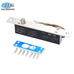 12 वी डीसी इलेक्ट्रिक बोल्ट लॉक, चुंबकीय सेंसर समय देरी के साथ ग्लास डोर एक्सेस कंट्रोल के लिए स्टेनलेस स्टील इलेक्ट्रिक डेडबोल्ट - Product Image 4