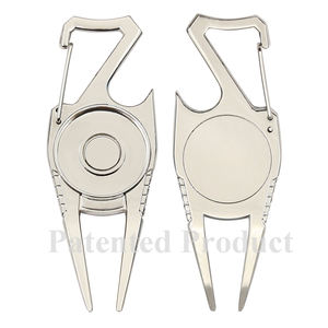 带球标的OEM定制多功能金属锌合金草皮修理工具 - Product Image 3