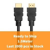 Câble Ethernet haute vitesse 4K de 1,5 m avec blindage tressé pour caméra, voiture, projecteur, moniteur - Ultra HDTV, paire torsadée, gaine PVC, en stock