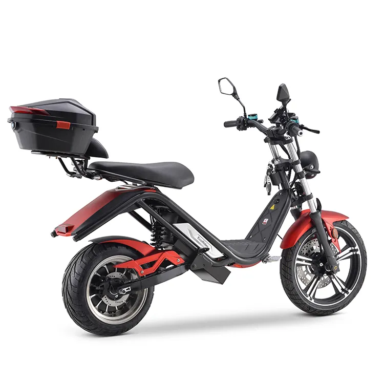 Eu Magazijn 2020 Ecorider Nieuwe Product Off-Road 60V 4000W Citycoco Elektrische Scooter