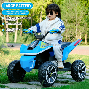 Un elegante ATV para niños, un dinámico vehículo todoterreno con control remoto para mayor seguridad, además de luces geniales - Product Image 3