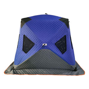 Ağır Hizmet Tipi 3-4 Kişilik Açık Hava Üç Katmanlı Kamp Çadırı Geniş Alanlı Kış Çadırı Dört Mevsim Açılır Kapanır Oxford Yalıtımlı Buz Balıkçılığı Çadırı - Product Image 4