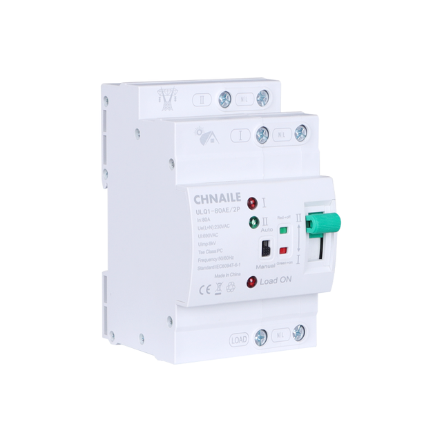 NLQ1-80AE/2P Electrical Transfer Switch  Automatic Transfer Switch Customized Dual Power Transfer Switch