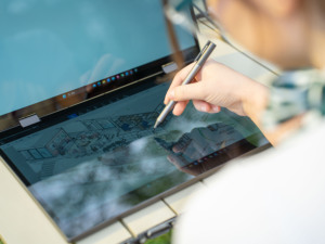 Xách tay màn hình kép cho máy tính xách tay 15.6 inch IPS bảng điều chỉnh có thể gập lại và linh hoạt ba màn hình loại C giao diện - Product Image 3