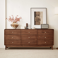 Système de commodes en bois massif pour toute la maison, chambre et salon modernes, 5 à 9 tiroirs, écologique, durable, service de mise en plan professionnel