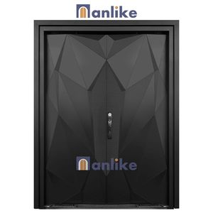 Puertas de Turquía Anlike, puerta de entrada de seguridad de acero, balas, prueba puertas delanteras de acero de hierro fundido de aluminio - Product Image 2