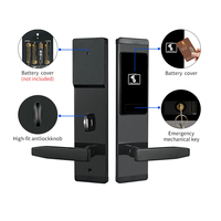 Encodeur de cartes électroniques RFID haute fréquence en acier inoxydable pour serrures de porte d'hôtel intelligentes