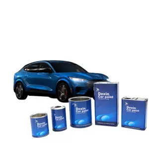 Professional auto paint can high gloss royal blue silver blue auto paint