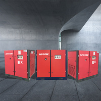 Compresseurs d'air rotatifs à vis monophasés APCOM 2.2KW 3KW 4KW 5.5KW 7.5KW 220V
