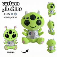 Fabricant de jouets en peluche personnalisés en tissu de coton, pour la création de mascottes de marque de garçons en pull de dessin animé, super douces et câlines à câliner
