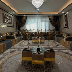 Ensemble de canapés <span class=keywords><strong>pouf</strong></span> Majlis yéménite haut de gamme Majlis arabe Jalsa meubles de salon canapé sectionnel modulaire - Product Image 2
