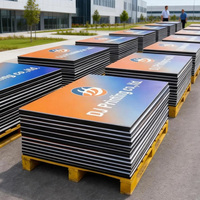 Placa Decorativa de Alucobond Impresa Personalizada, Dibond de 3mm 4mm 5mm 8mm, Panel de Aluminio Compuesto Cepillado con Grabado Láser