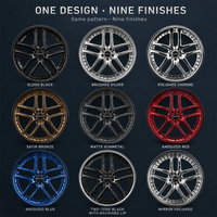 Jantes forgées 3 pièces en maille dorée 20x10 5x114.3 ET35 6061 T6 personnalisées à déport profond pour Nissan