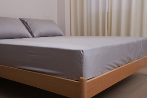 Hữu cơ bông tre tùy chỉnh khách sạn chất lượng Duvet cover tấm ga trải giường Bộ 3 cái tấm phẳng - Product Image 2