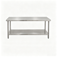 Étagère/Planche de travail/Supports à roulettes en acier inoxydable, design moderne, taille personnalisable, idéale pour atelier et usage domestique – Meilleures ventes