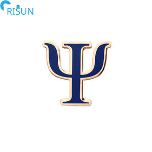 Épingles à revers personnalisées en émail 3D, psychologue, psychologie, PSY, Phych, Psi, symbole, badges, broches, épinglette en émail personnalisée - Product Image 5