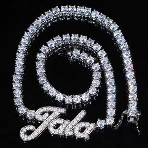 Collar ostentoso personalizable <span class=keywords><strong>para</strong></span> mujer con placa <span class=keywords><strong>de</strong></span> nombre <span class=keywords><strong>para</strong></span> ocasiones <span class=keywords><strong>de</strong></span> aniversario - Product Image 4