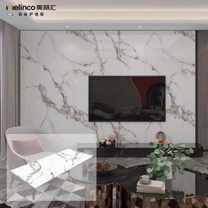Melinco decorazione interna Pandora pannelli in marmo artificiale 5mm alta tavola lucida eco-friendly pannello a parete solido personalizzato - Product Image 5