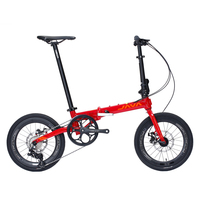 Vélo pliant Java X2 9S 20 pouces facile à transporter avec tube pliable Heavy Rider UK vélo de voyage BMX pour adultes