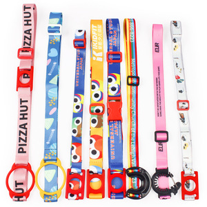 Custom logo Water Bottle Strap Adjuster Sublimation Printed Silicone Buckle Water Bottle Holder Lanyard for Outdoor - Product Image 2