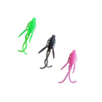 Vente en gros Leurre souple 4 cm 0,9 g, crevette flottante multi-jambes à queue d'attrape-poissons
