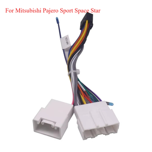 Adaptateur de faisceau de câblage 16 broches pour <span class=keywords><strong>voiture</strong></span>, câble d'alimentation pour autoradio Android pour <span class=keywords><strong>Mitsubishi</strong></span> Pajero Sport <span class=keywords><strong>Space</strong></span> <span class=keywords><strong>Star</strong></span> - Product Image 2