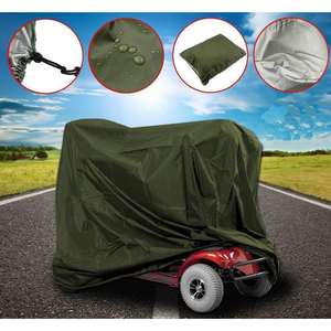 Housse de scooter imperméable et anti-poussière en tissu Oxford 210D vert, accessoires de protection pour scooters - Product Image 1