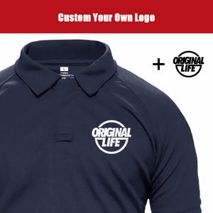 Prix d'usine – Nouvelle chemise de golf grise pour homme, coupe ajustée, manches courtes, tricotée, anti-transpiration, infroissable et performante - Product Image 2