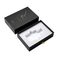 Créez votre propre boîte de parfum de luxe en papier, boîte rigide en papier luxueux avec insert en EVA noir et blanc