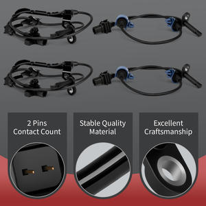 Set di 2 Sensori di Velocità Ruota in ABS per Honda <span class=keywords><strong>Pilot</strong></span> 09-15 Acura MDX 07-13 Sostituisce OEM 57450-STX-A01 57455-STX-A01 10123-F - Product Image 2