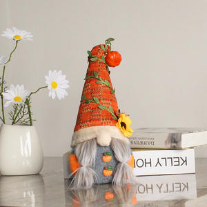 2407 ganglian calabaza girasol muñeca sin rostro enano pantalla decoración Festival de la cosecha - Product Image 5