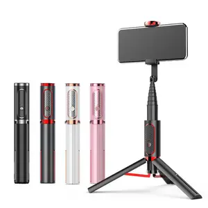 Hot Sale M18 Phantom Bluetooth Selfie Stick integriertes Stativ NCC Fernbedienung Live-Streaming 0,8 m Stand Selfie Stick