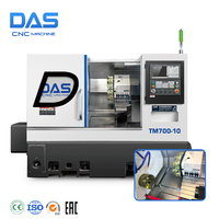 Torno de torreta DAS TM700-10 con contrapunto y función combinada de torneado y fresado CNC