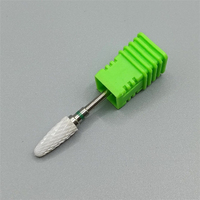 WELLFLYER NADR-143 Kit de fraises à ongles en céramique de haute qualité, forme conique, pour machine à manucure sans balais, outil de coupe, vente chaude