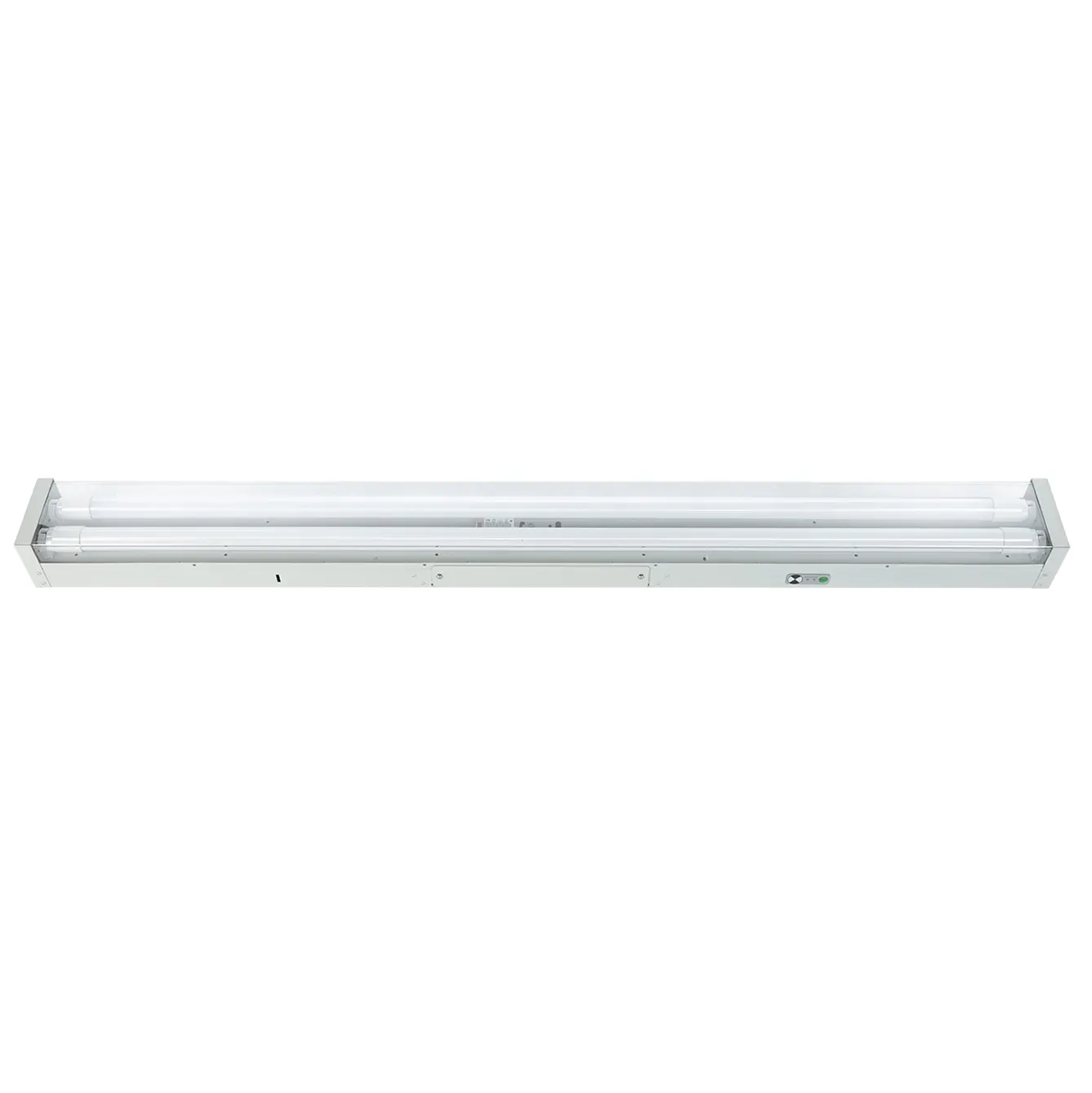 1200mm Transparent LED Tube Batten Light Stainless Steel LED Double Tube Fixture