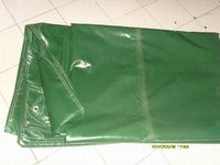 Toile en coton/polyester enduite de PVC, diverses densités (110 g/m² à 850 g/m²), bâche en PE pour couverture de camion, sur mesure