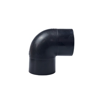 ข้อต่อท่อ HDPE SDR11 PE100 คุณภาพสูง ขนาด 110 มม. ข้องอ 90 องศา แบบขัดเงา - Product Image 1