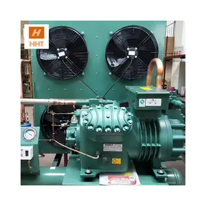 Capacità 78.9 KW V tipo unità di condensatore a secco evaporativo industriale del congelatore del compressore del dispositivo di raffreddamento